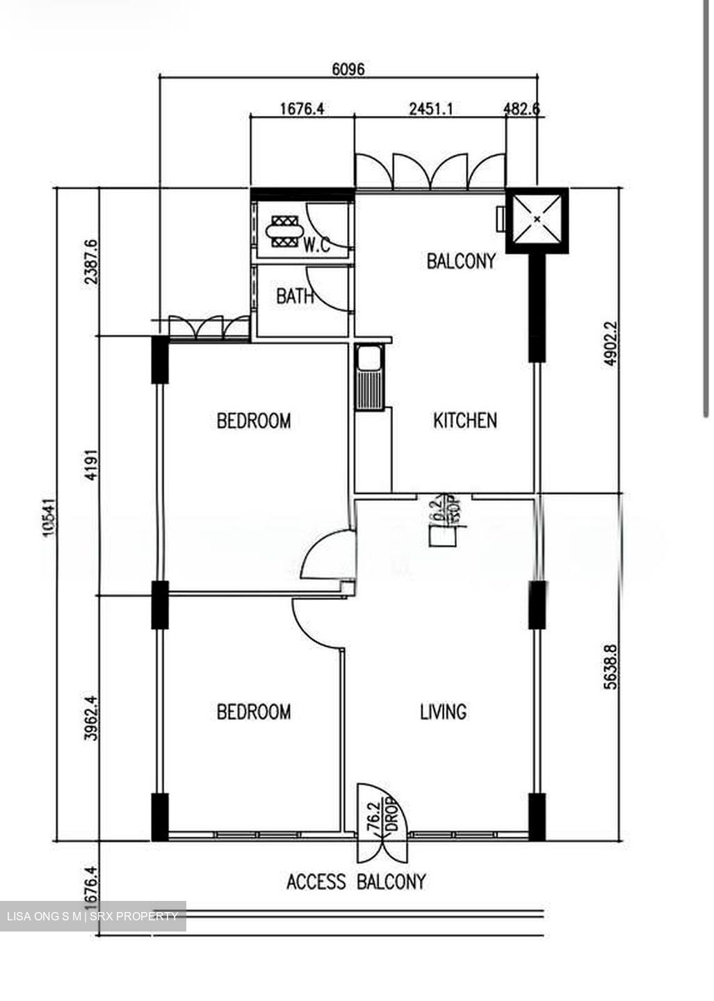Blk 1 Hougang Avenue 3 (Hougang), HDB 3 Rooms #558293631